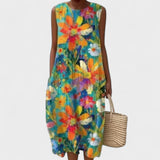 Bernarda - Vsakodnevna Midi Obleka