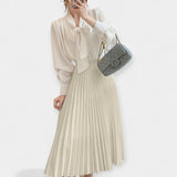 Dolga Plisirano Satenasta Krila