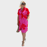 Sara – Obleka s cvetličnim vzorcem