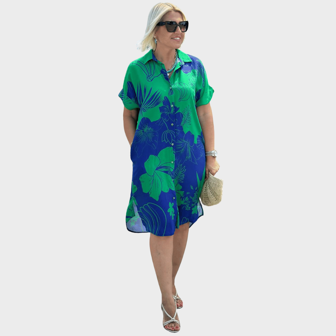 Sara – Obleka s cvetličnim vzorcem