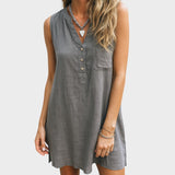 Andrea - Elegantna obleka brez rokavov