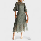 Maja - Čipkasta Obleka S Svetilkami