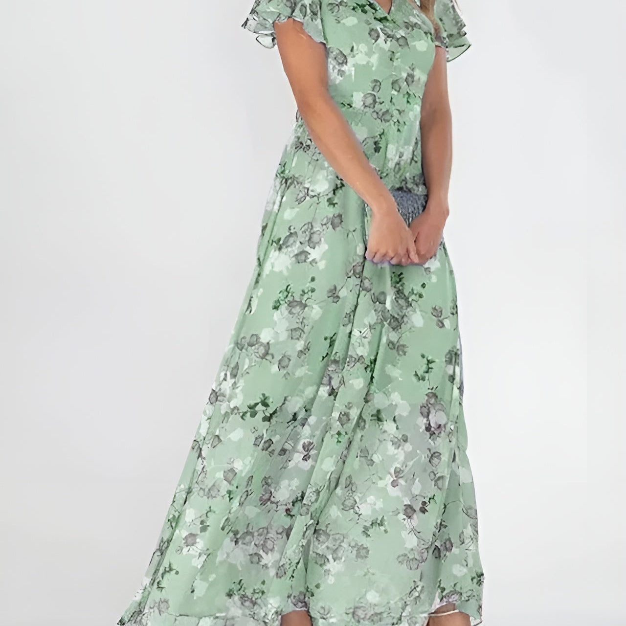 Elegantna Obleka, Ki Pokriva Trebuh