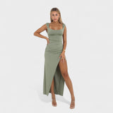 Constança - Dolga obleka z odprtimi hrbti