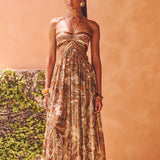 Maksimalna haljina Zlatna Aura