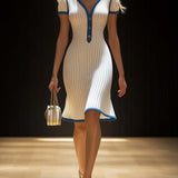 Vesna - Elegantna Midi Obleka