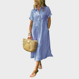 Ljiljana - Črtasta obleka