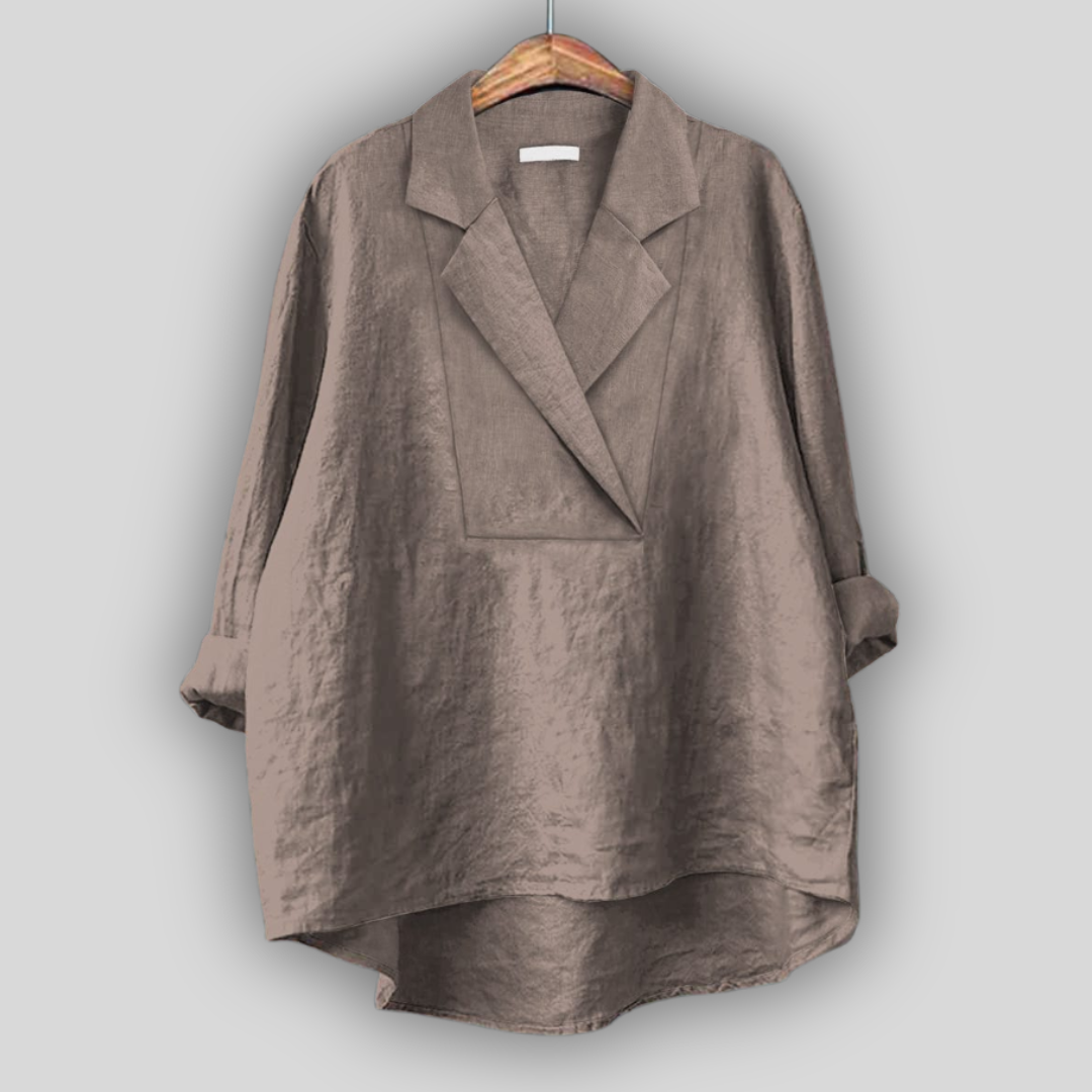 Lanena Bluzica “Rožnata Aura”