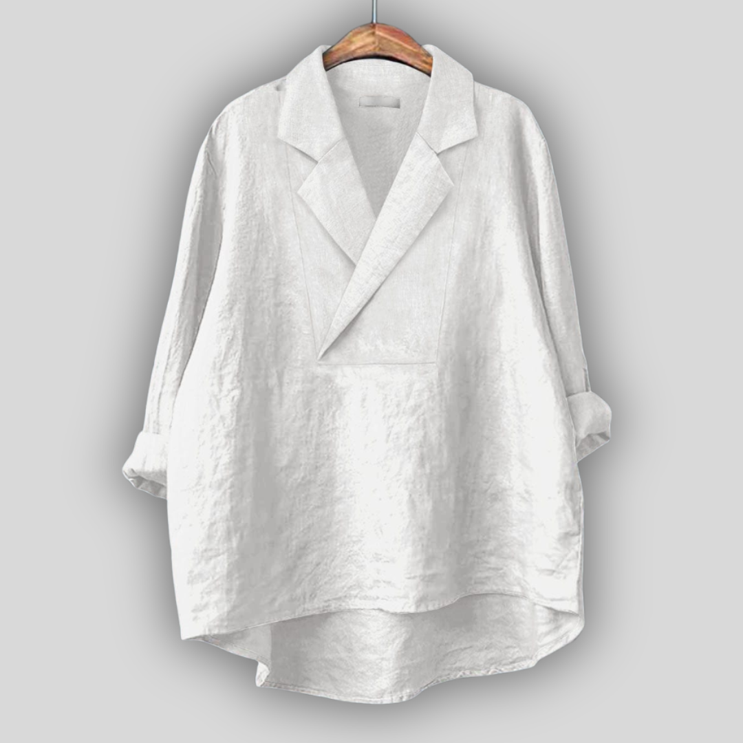 Lanena Bluzica “Rožnata Aura”