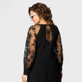 Danijela - Elegantna Čipkasta Obleka