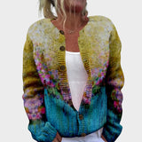 Marija - Cardigan z cvetličnim vzorcem za jesen