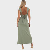 Ema - Enostavna dolga obleka