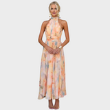 Lucija - Midi obleka Cvetenje