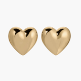 Široki uhani v obliki srca