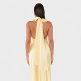 Martina - Obleka s satensko mašno