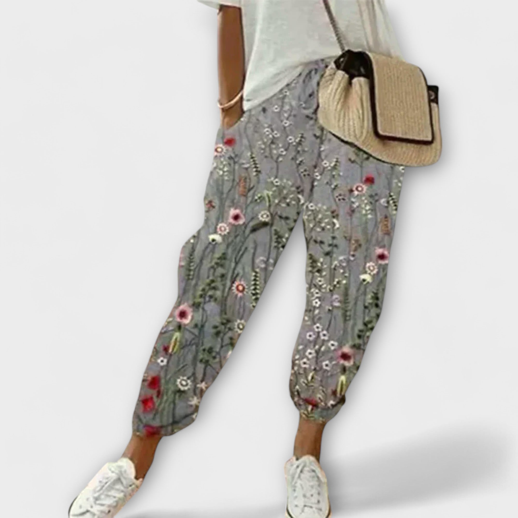 Marijeta - Udobne hlače iz bombaža in lana