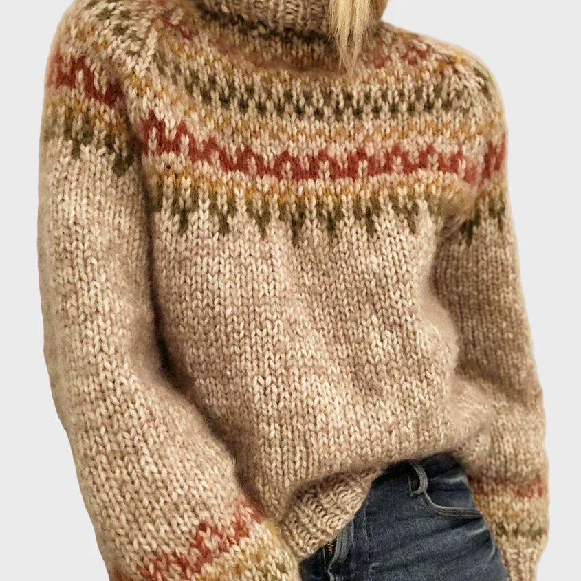 Pleteni Džemper s Okruglim Izrezom