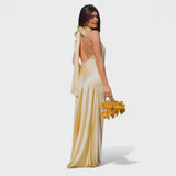 Martina - Obleka s satensko mašno