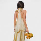 Martina - Obleka s satensko mašno