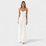 Verona - Obleka iz cvetlične čipke