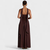 Hana - Dolga obleka sofisticiranega kroja