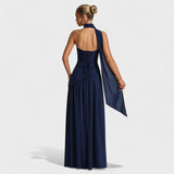 Hana - Dolga obleka sofisticiranega kroja