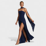 Hana - Dolga obleka sofisticiranega kroja