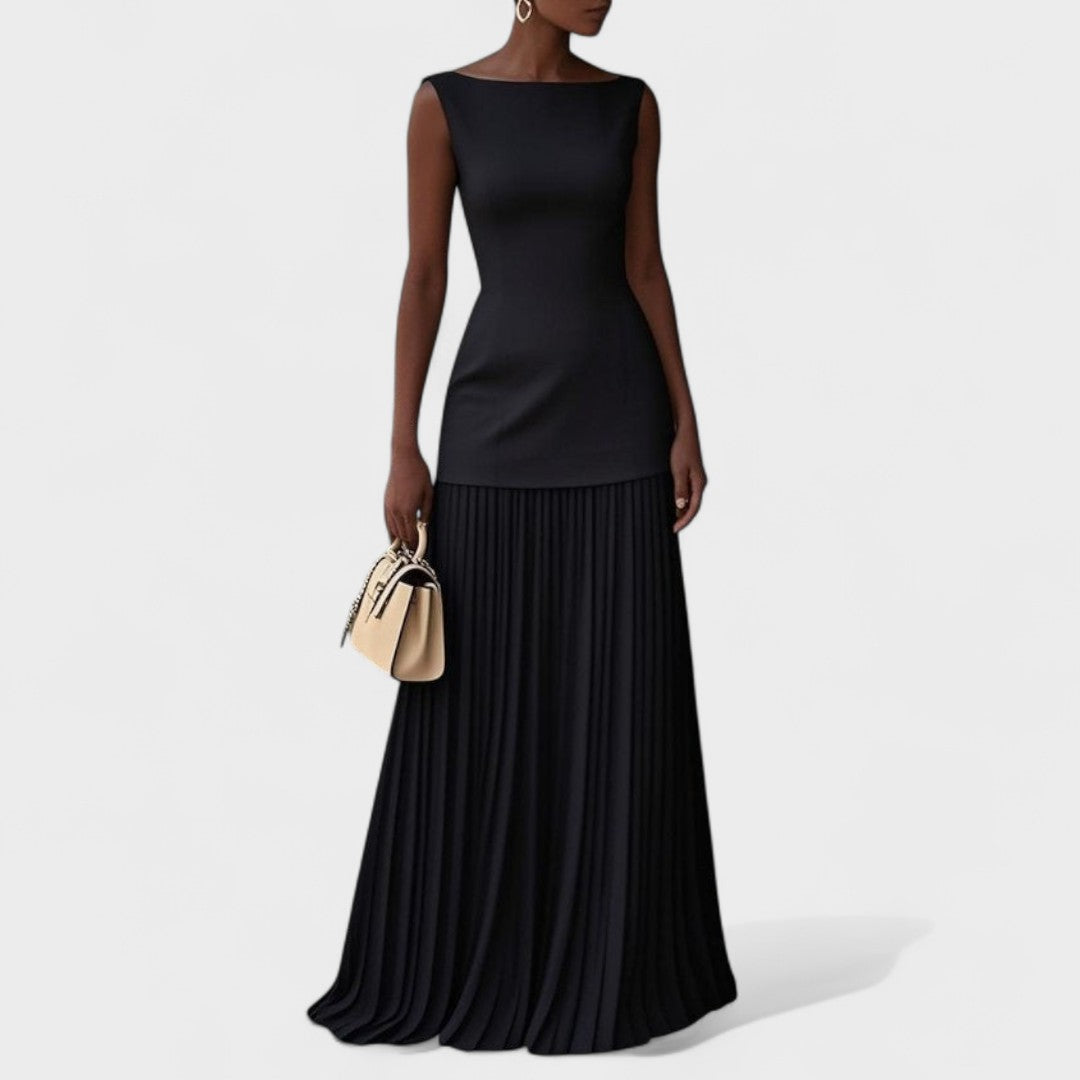 Jelena - Luksuzna dolga obleka brez rokavov