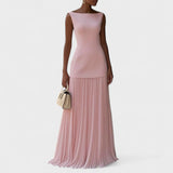 Jelena - Luksuzna dolga obleka brez rokavov