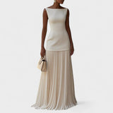 Jelena - Luksuzna dolga obleka brez rokavov