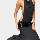 Ana Halter Obleka Eleganca Luksuz