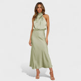 Alda - Elegantna Saten Haljina