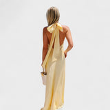 Martina - Obleka s satensko mašno