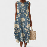 Jasmina - Vsakodnevna Midi Obleka