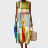 Sanja - Midi Obleka za Vsakodnevno Uporabo