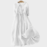 Ena - Poletna obleka z vezico v pasu