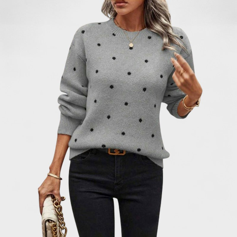 Emilija - Pletena majica s pikicami