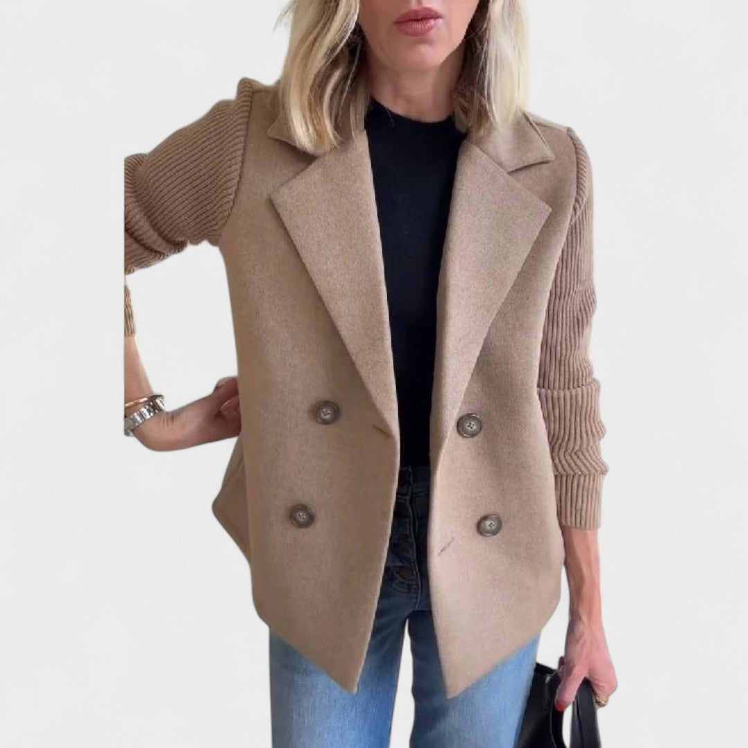 Valentina - Eleganten sako s pletenimi rokavi