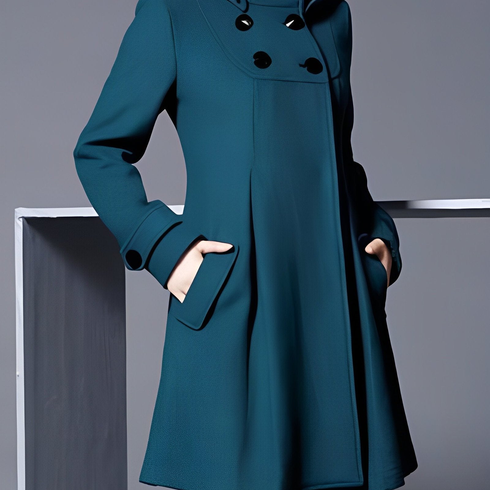 Anja - Elegantna Jakna z Džepnimi