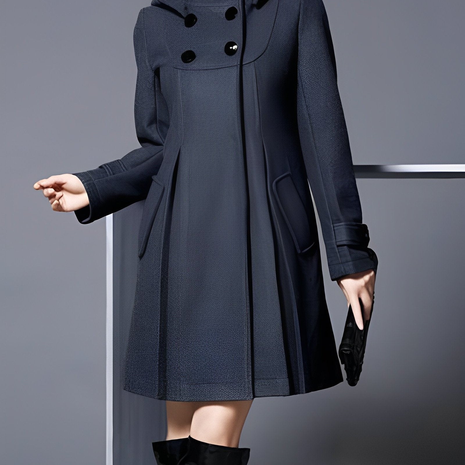 Anja - Elegantna Jakna z Džepnimi