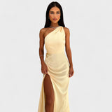 Aurélia - Dolga obleka iz satena