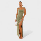 Constança - Dolga obleka z odprtimi hrbti