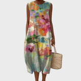 Veronika - Vsakodnevna Midi Obleka