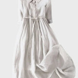 Obleka z Elegantnim Ovratnikom