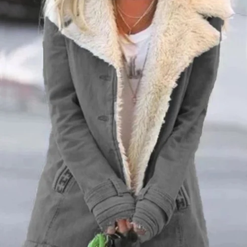 Andrea - Elegantni Douillette Jas