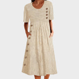 Danijela - Črtasta poletna obleka