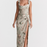 Ivelle | Obleka z Izrezom in Razporkom