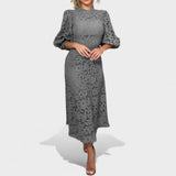 Maja - Čipkasta Obleka S Svetilkami