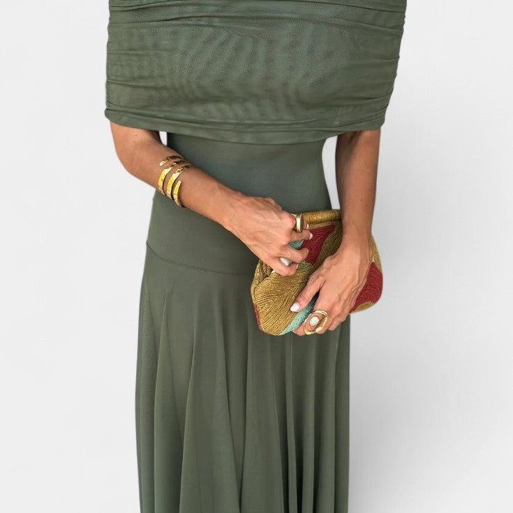 Renata - Maxi obleka z enim ramenom