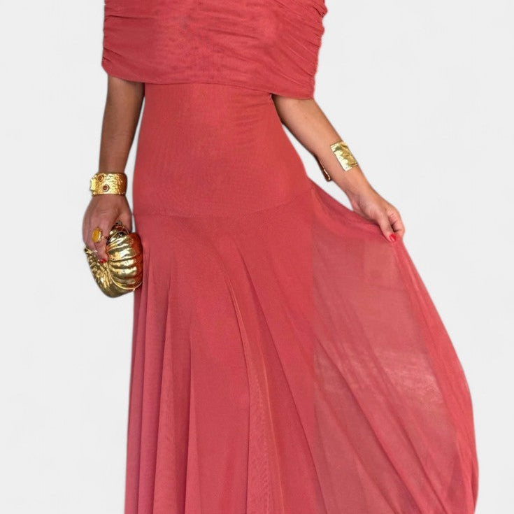 Renata - Maxi obleka z enim ramenom